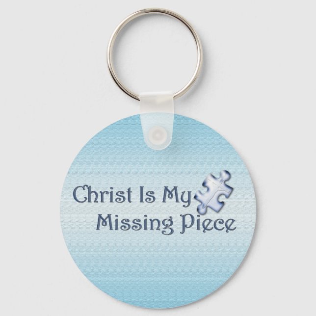 My Missing Piece Religious Key Ring (Front)