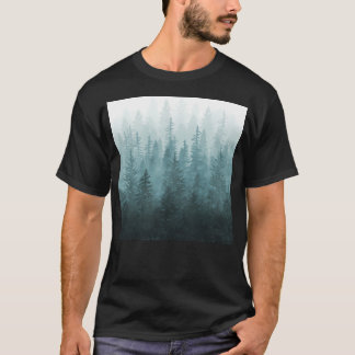 My Misty Secret Forest - Turquoise Green T-Shirt