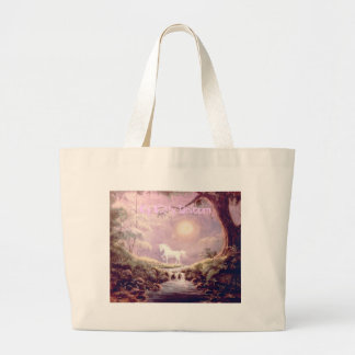 My Misty Unicorn Large Tote Bag