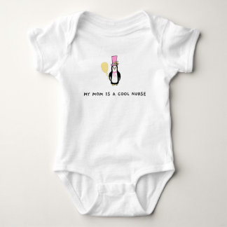 My mom is a cool nurse baby bodysuit