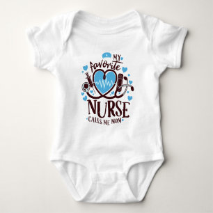 MY MOM IS NURSE BABY BODYSUIT
