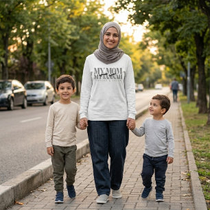 MY MOM MY JANNAH Personalised Gift for Muslim Mum T-Shirt