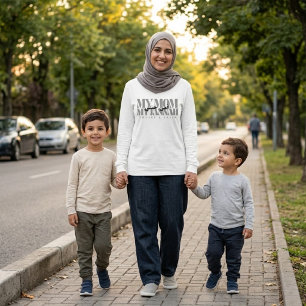 MY MOM MY JANNAH Personalised Gift for Muslim Mum T-Shirt