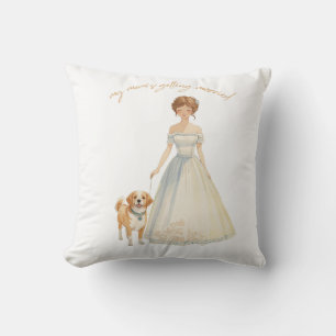 My Mom’s Getting Married Design Wedding Dog Cushion