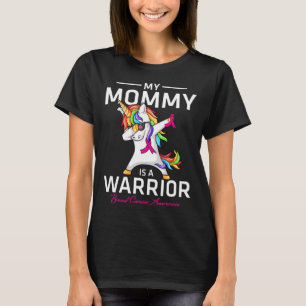 My MOMMY Is A Warrior Breast Cancer Awareness Unic T-Shirt