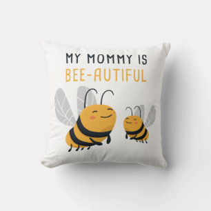 My Mommy is Bee-utiful Mother’s Day Cute Bee Kids Cushion