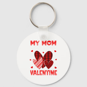 My Mommy Is My Valentine Heart Kid Boys Girls Vale Key Ring