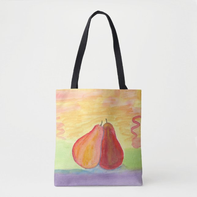 My Mom's Red Pears Tote Bag (Front)