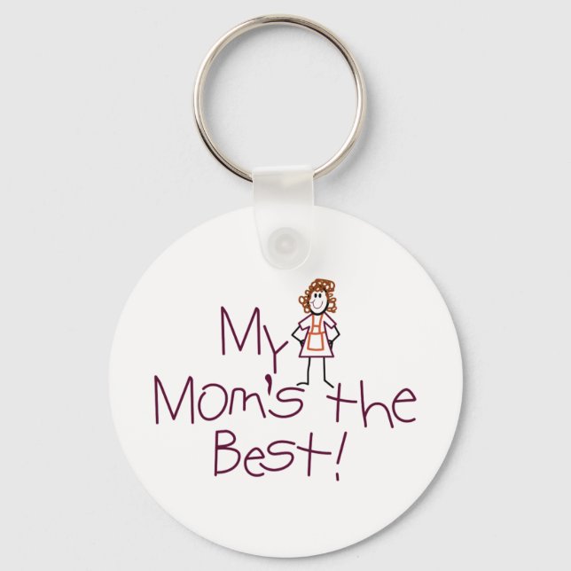 My Moms The Best Key Ring (Front)