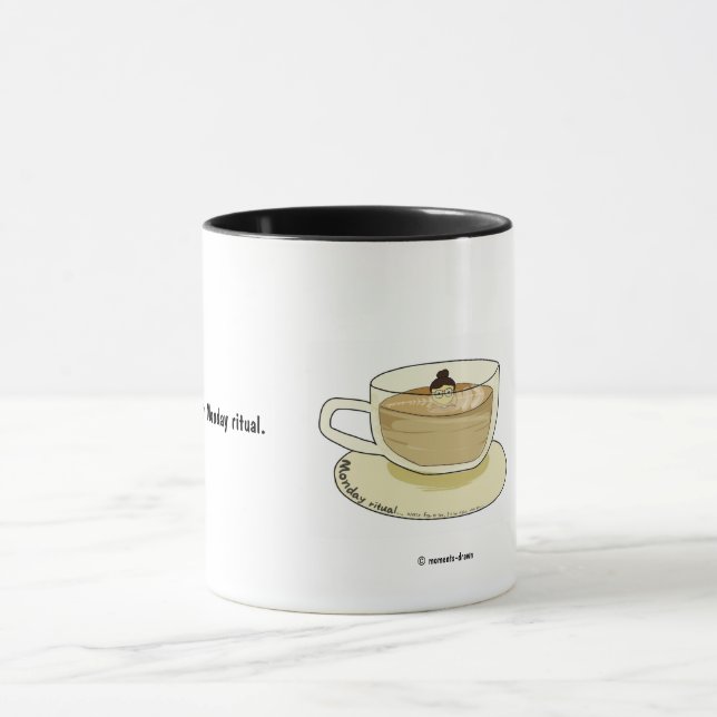 My Monday ritual Coffee mug (Center)