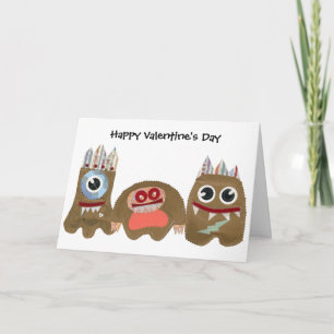 My Monsters, Happy Valentine’s Day Holiday Card