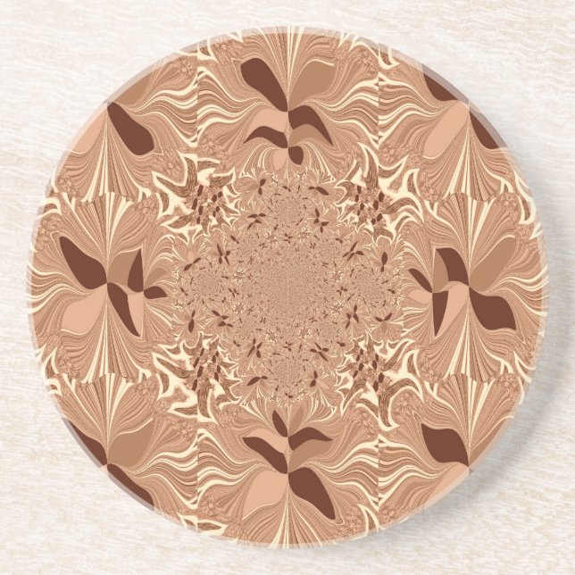 My Morning Coffee Colours Coaster (Front)