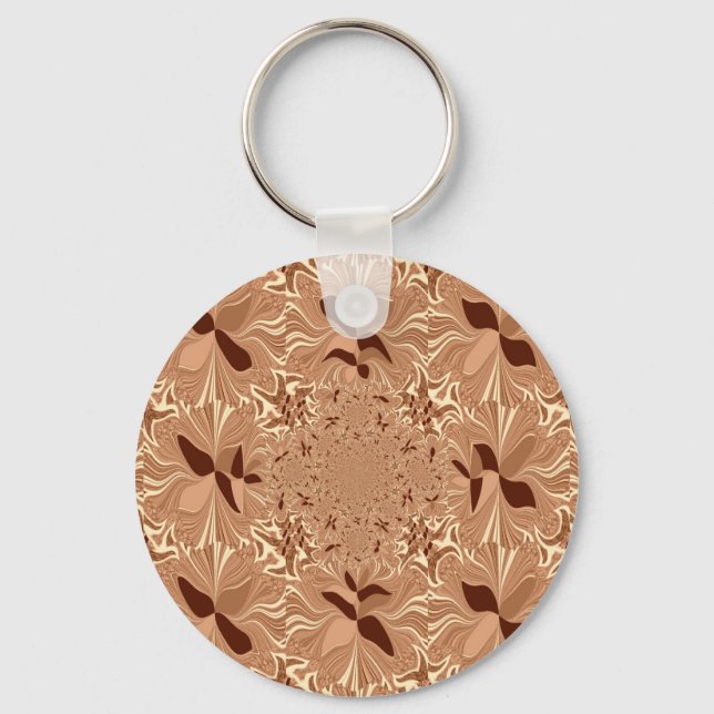 My Morning Coffee Colours Key Ring (Front)