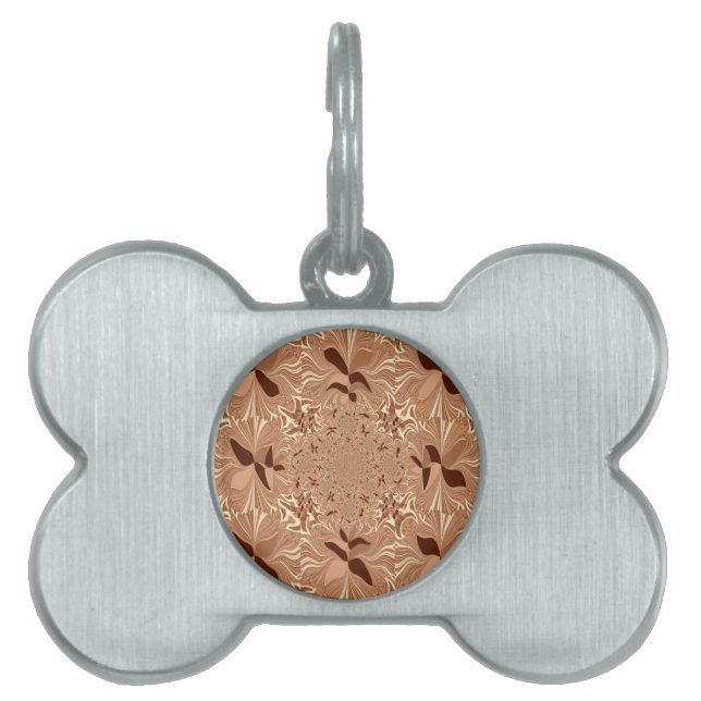 My Morning Coffee Colours Pet Tag (Front)
