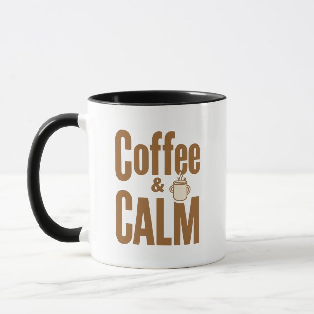 My Morning Ritual: Coffee & Calm Mug (Left)