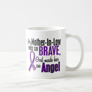 My Mother-In-Law Is An Angel Pancreatic Cancer Coffee Mug