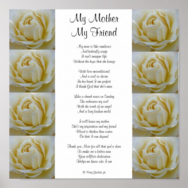 MY MOTHER MY FRIEND POSTER (Front)