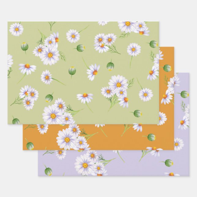 My Mother's Daisies Wrapping Paper Sheet (Set)