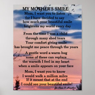 MY MOTHER'S SMILE  POSTER