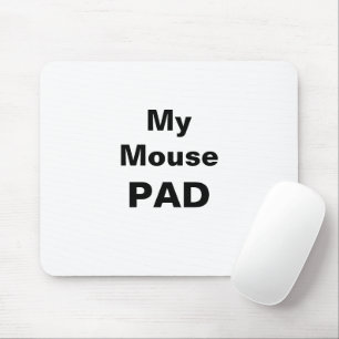 My Mouse Pad Typography