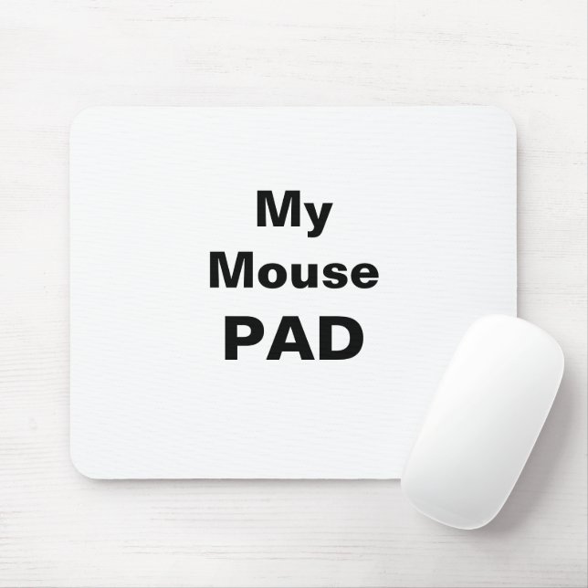 My Mouse Pad Typography (With Mouse)