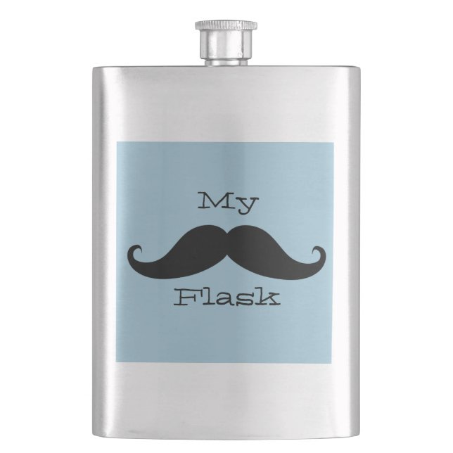 My Moustache Flask (Front)