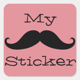 My Moustache Sticker