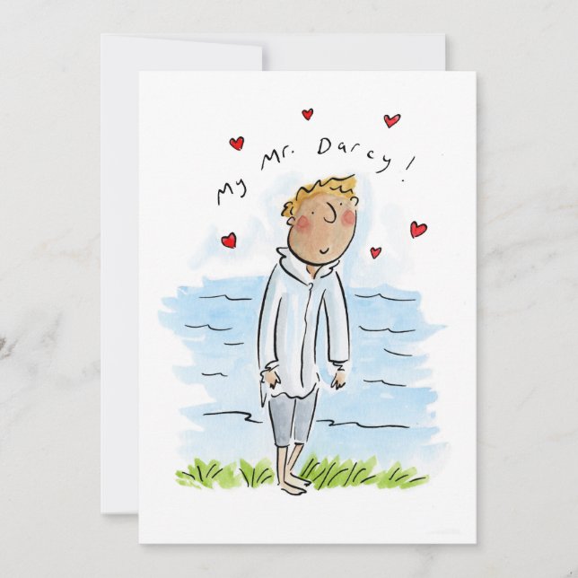 My Mr Darcy Invitation (Front)