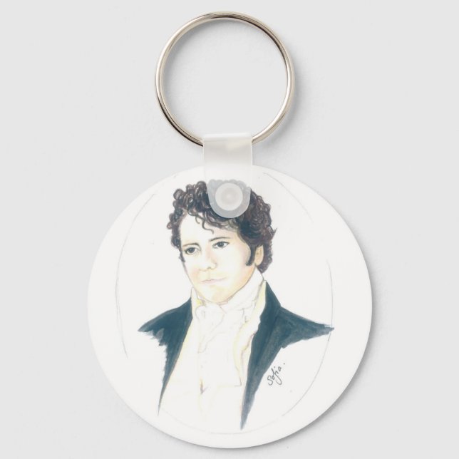 My Mr Darcy Key Ring (Front)