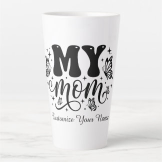 My Mum Aesthetic Butterfly Mother’s Day Latte Mug