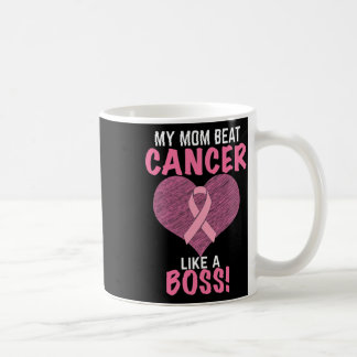 My Mum Beat Breast Cancer - Survivor Awareness Coffee Mug