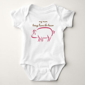 My Mum Brings Home the Bacon: Working Moms Baby Bodysuit