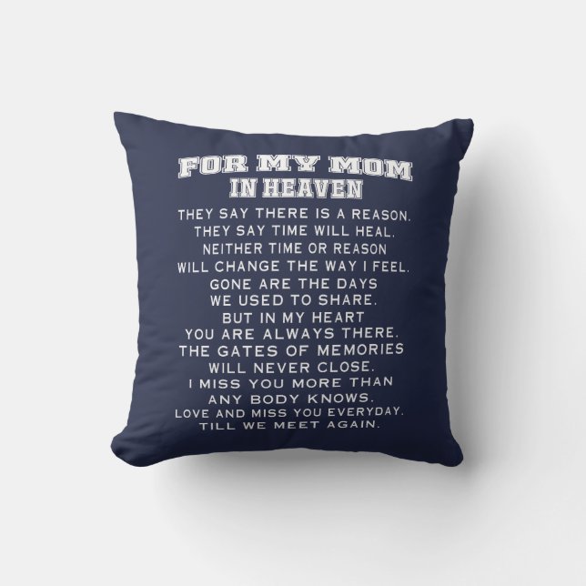 My Mum In Heaven Cushion (Front)