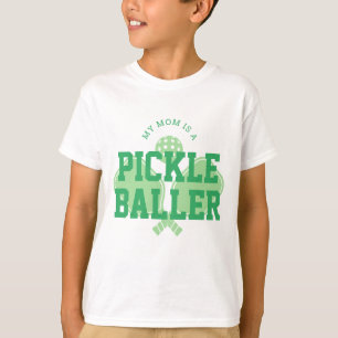 My Mum is a Pickle Baller Kids Pickleball Shirt