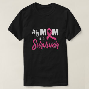 My Mum Is A Survivor Breast Cancer Son Daughter T-Shirt