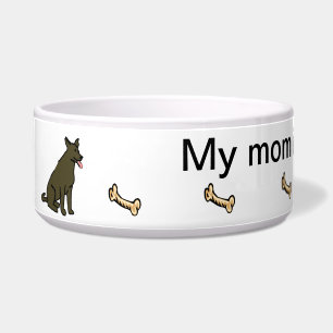 My mum is a veterinarian pet bowl