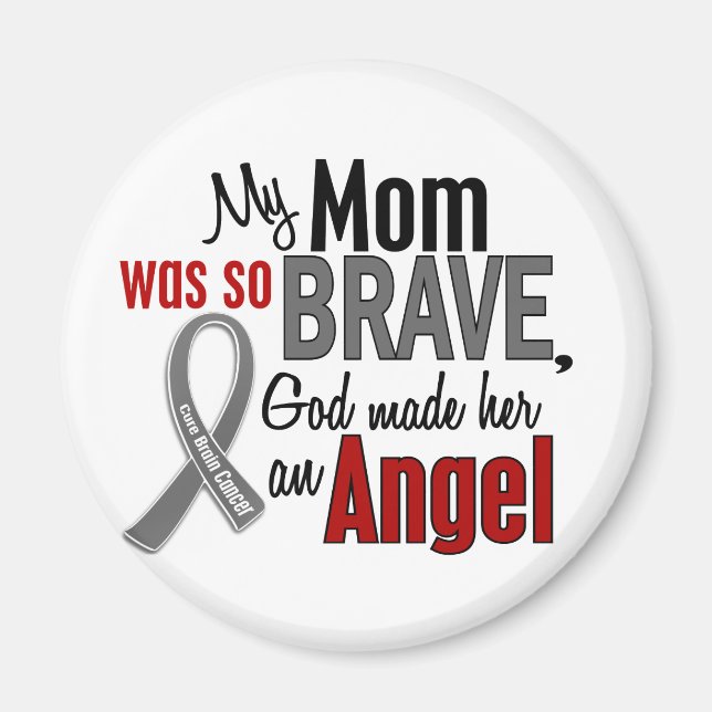 My Mum Is An Angel 1 Brain Cancer Magnet (Front)