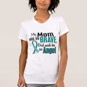My Mum Is An Angel 1 Ovarian Cancer T-Shirt