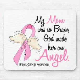 My Mum Is An Angel 2 Breast Cancer Mouse Mat