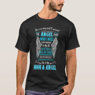 My Mum Is Guardian Angel For Daughter Son Lost Mum T-Shirt