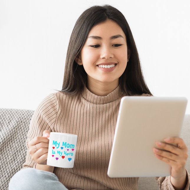 My Mum Is My Hero Coffee Mug (Creator Uploaded)