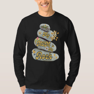 My Mum Is My Rock Love Admiration Mother's Day App T-Shirt