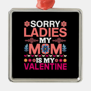 My Mum Is My Valentine Metal Tree Decoration