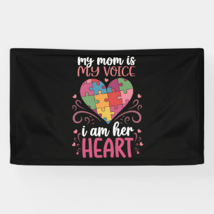 My Mum Is My Voice Autism Autistic Awareness Banner