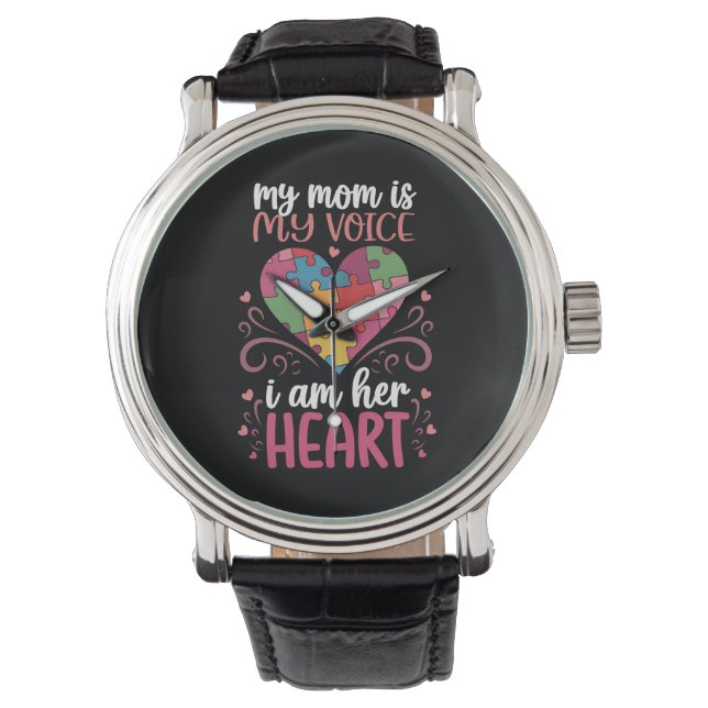 My Mum Is My Voice Autism Autistic Awareness Watch (Front)