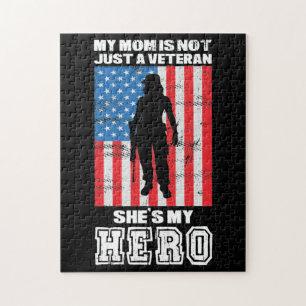 My Mum Is Not Just A Veteran She's My Hero  Jigsaw Puzzle