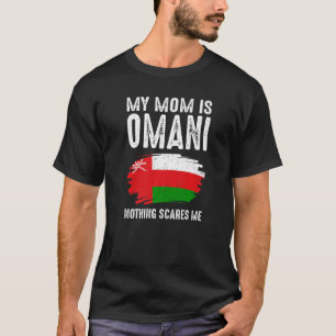 My Mum Is Omani Oman Pride Flag Heritage Roots T-Shirt