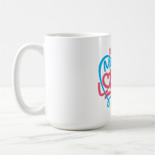 My Mum Loves Me Sweet Family Quote Design Coffee Mug