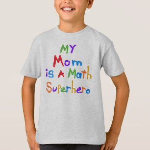 My Mum Math Superhero T-shirts and Gifts