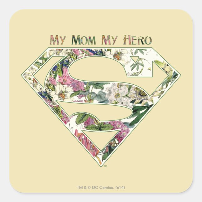 My Mum My Hero Square Sticker (Front)